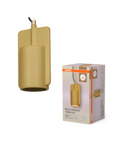 LAMPA WISZĄCA DECOR MOLD PENDANT 155MM 1XE27 GD 