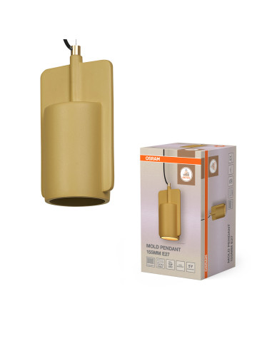 LAMPA WISZĄCA DECOR MOLD PENDANT 155MM 1XE27 GD 