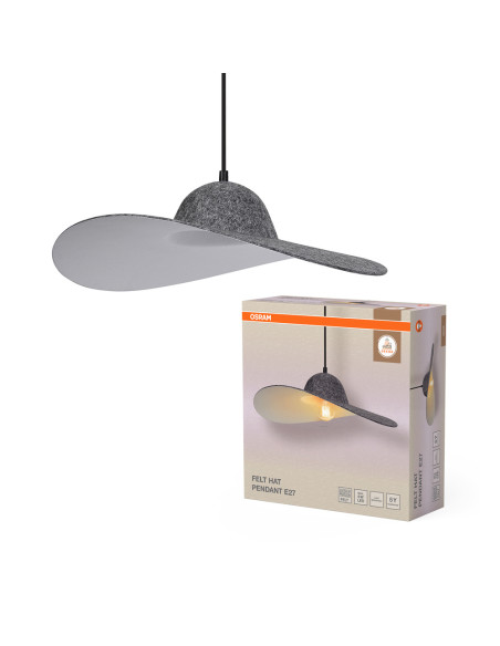 LAMPA WISZĄCA DECOR FELT HAT PENDANT 1XE27 DG 