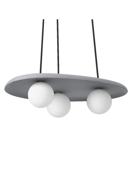 LAMPA WISZĄCA DECOR CONCRETE NEST PENDANT 3XG9 GR 