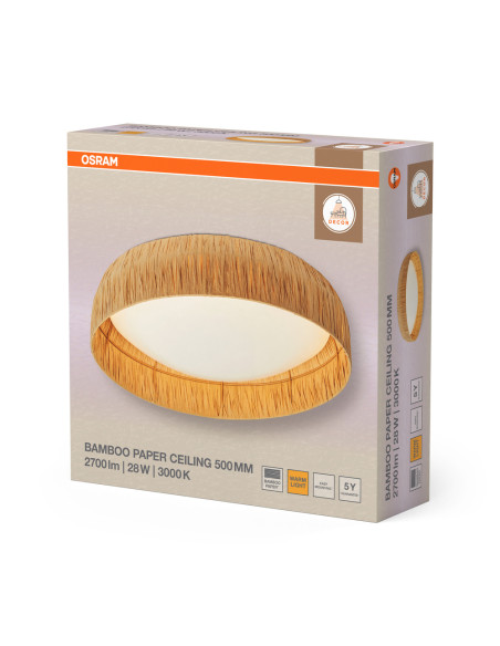 PLAFON DECOR BAMBOO PAPER CLG 500 28W 830 