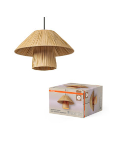 LAMPA WISZĄCA DECOR BAMBOO PAPER HUT PEND 400 E27 