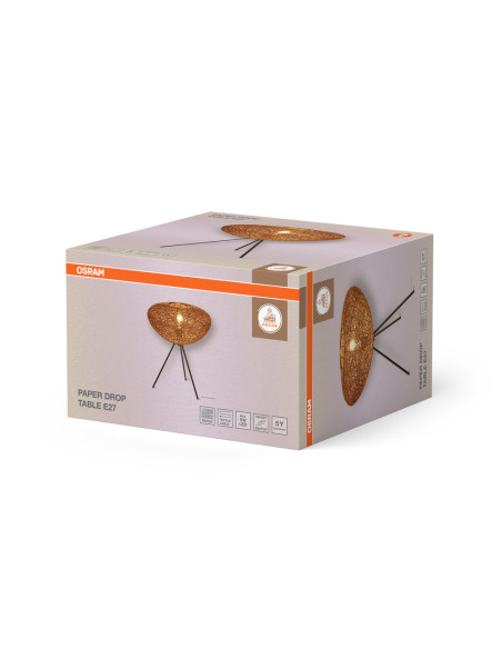 LAMPA STOŁOWA/BIURKOWA DECOR PAPER DROP TABLE 1XE27