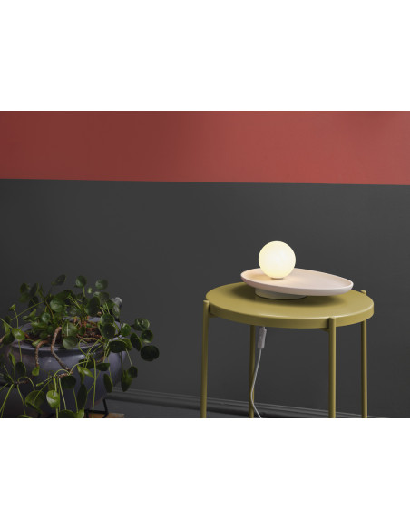 LAMPA STOŁOWA/BIURKOWA DECOR PLASTER NEST TABLE 1XG9 WT 