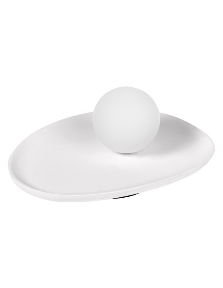 LAMPA STOŁOWA/BIURKOWA DECOR PLASTER NEST TABLE 1XG9 WT 