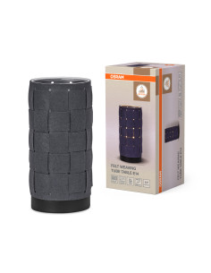 LAMPA STOŁOWA/BIURKOWA DECOR FELT WEAVING TUBE TABLE E14DG 