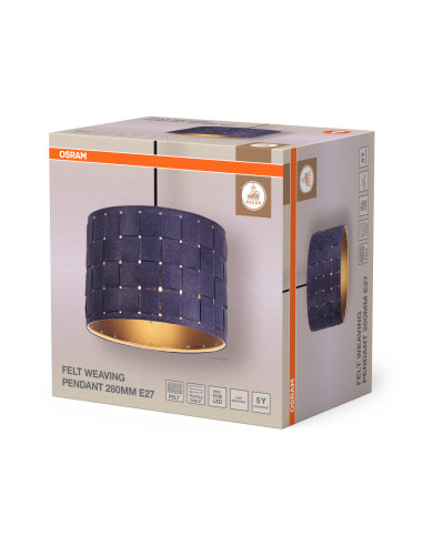 LAMPA WISZĄCA DECOR FELT WEAVING PEND 280 E27 DG 