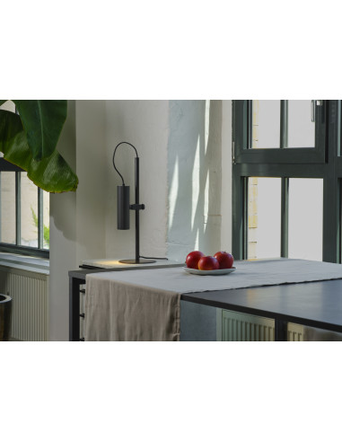 LAMPA STOŁOWA/BIURKOWA DECOR DRUMS TABLE GU10 BK 