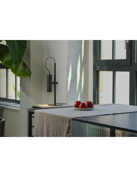 LAMPA STOŁOWA/BIURKOWA DECOR DRUMS TABLE GU10 BK 