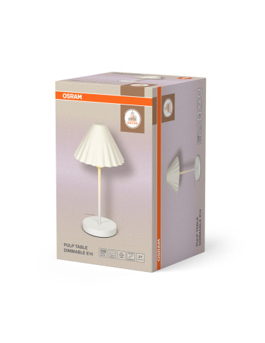 LAMPA STOŁOWA/BIURKOWA DECOR PULP TABLE DIM E14 WT 