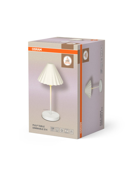 LAMPA STOŁOWA/BIURKOWA DECOR PULP TABLE DIM E14 WT 