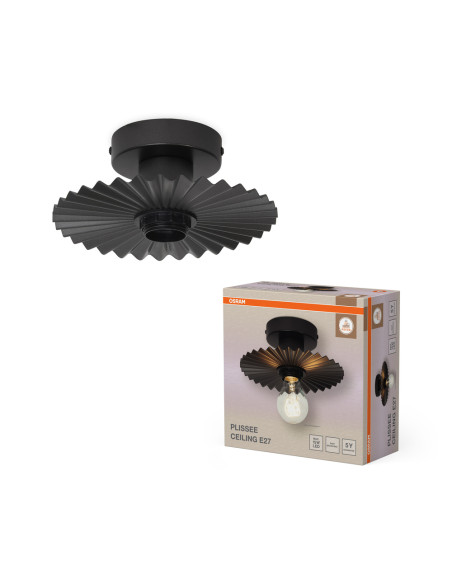 LAMPA NATYNKOWA DECOR PLISSEE CEILING E27 DG 