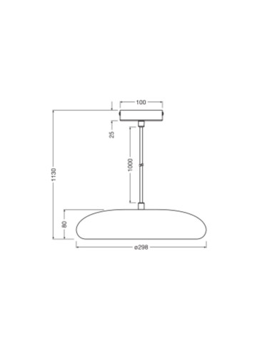 LAMPA WISZĄCA DECOR PLASTER PURE PEND 300 E27 WT 