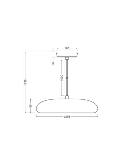 LAMPA WISZĄCA DECOR PLASTER PURE PEND 300 E27 WT 