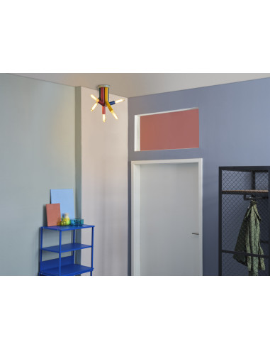 LAMPA NATYNKOWA DECOR STRAW CEILING 5XE27 