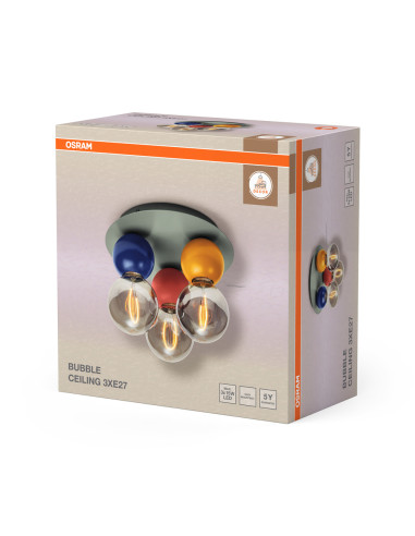 LAMPA NATYNKOWA DECOR BUBBLE CEILING 3XE27 