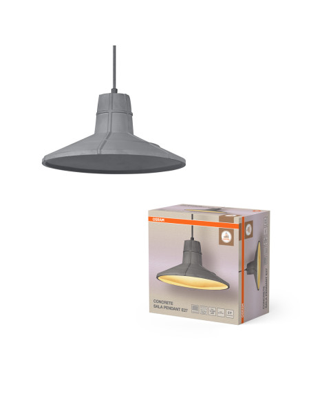 LAMPA WISZĄCA DECOR CONCRETE SALA PENDANT E27 DG 