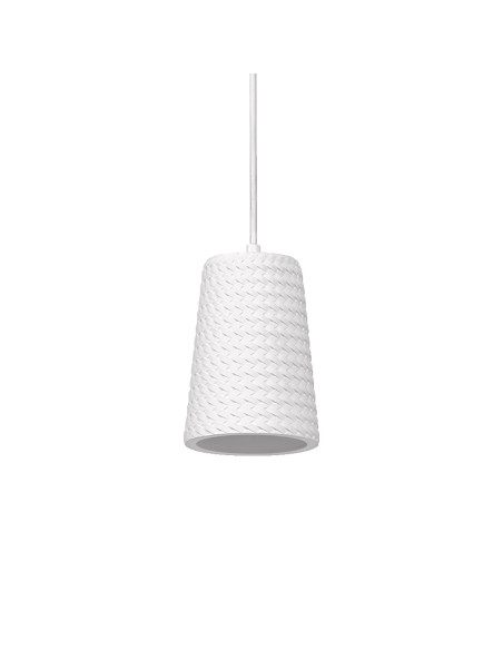 LAMPA WISZĄCA DECOR PLASTER CONE PEND E27 WT 