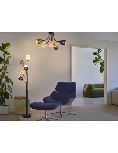 LAMPA NATYNKOWA DECOR FELT WEAVING CANS CLG 5XE14 