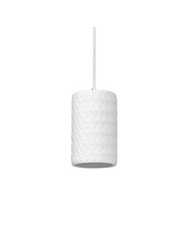 LAMPA WISZĄCA DECOR PLASTER TUBE PENDANT E27 WT  