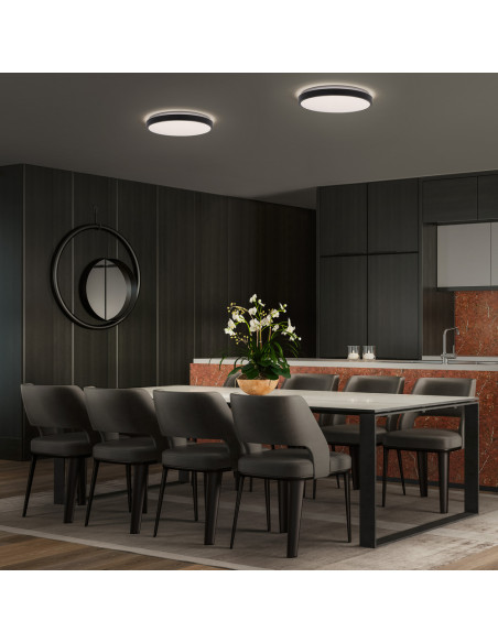 PLAFON LED ORBIS LONDON 400 24W 3000K ciepła biała BK 