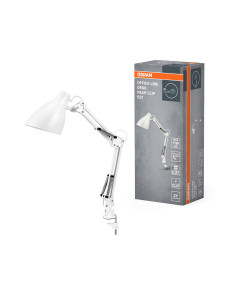 LAMPKA BIURKOWA OFFICE LINE DESK PEAR CLIP E27 WHITE 