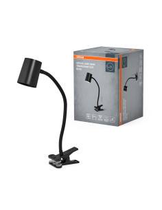 LAMPKA BIURKOWA OFFICE LINE DESK TRAPEZIUM CLIP GU10 BLACK 