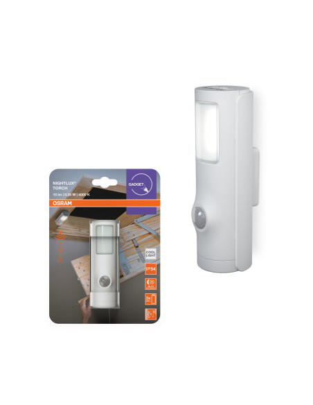 PRZENOŚNA LAMPKA NOCNA NIGHTLUX TORCH WH Z CZUJNIKIEM 
