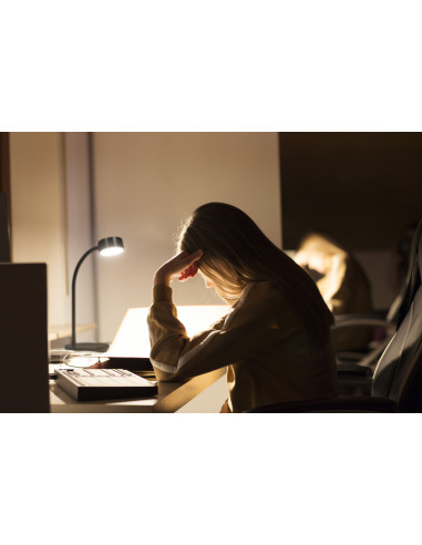 LAMPKA BIURKOWA OFFICE LINE DESK CYLINDER 4,8W CCT DIM BLACK 