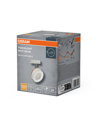 OPRAWA SZYNOWA TRACKLIGHT SPOT BEAM 4,8W 830 WH 