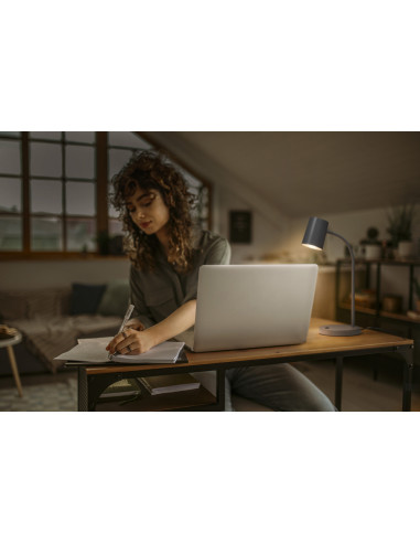 LAMPKA BIURKOWA OFFICE LINE DESK TRAPEZIUM GU10 GREY 