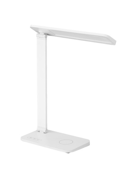 LAMPKA BIURKOWA OFFICE LINE DESK BANKER INDUCTIVE CHARGING 17W CCT DIM WHITE 