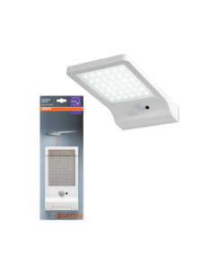 LAMPA ZEWNĘTRZNA SOLAR DOORLED 3W Z CZUJNIKIEM RUCHU I ZMIERZCHU PANEL SŁONECZNY WHITE 
