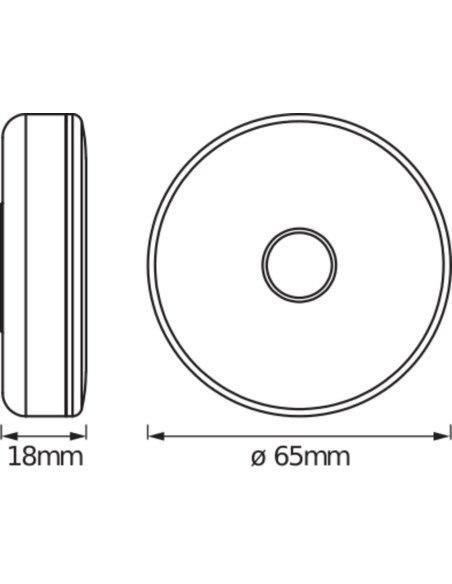 PRZENOŚNA LAMPKA DOT IT TOUCH SLIM WH ŁADOWANA USB 
