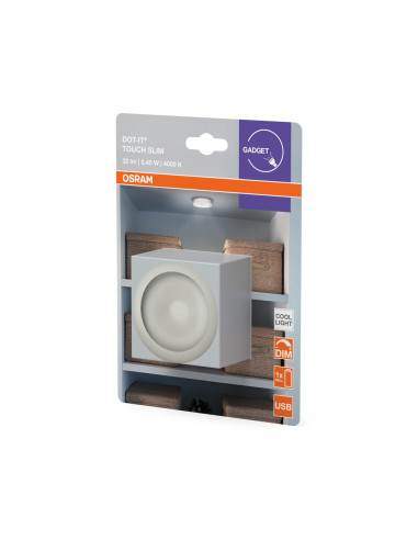 PRZENOŚNA LAMPKA DOT IT TOUCH SLIM WH ŁADOWANA USB 
