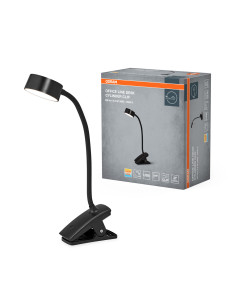 LAMPKA BIURKOWA OFFICE LINE DESK CYLINDER CLIP 4.8W TW DIM BLACK 