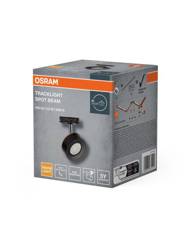 OPRAWA SZYNOWA TRACKLIGHT SPOT BEAM 4,8W 830 BK 