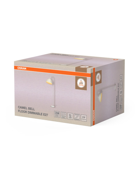 LAMPA PODŁOGOWA DECOR CAMEL BELL FLOOR DIM E27 WT 
