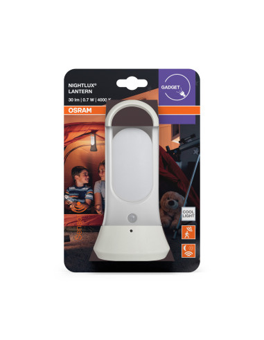 PRZENOŚNA LAMPKA NOCNA NIGHTLUX MOBILE LANTERN USB WH Z CZUJNIKIEM 
