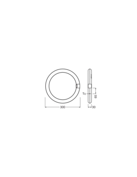 ŚWIETLÓWKA LED KOŁOWA V LEDTUBE T9 C 32 EM 18,3W 4000K neutralna biała  G10Q 2200LM TUBA KOŁOWA LED 