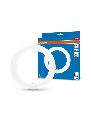 ŚWIETLÓWKA LED KOŁOWA T9 C 22 EM 11W 6500K zimna biała G10Q 1320LM TUBA KOŁOWA  
