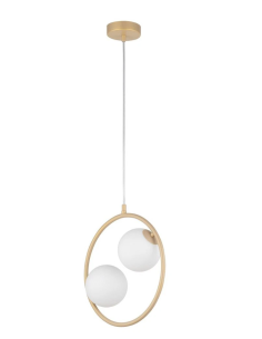 AQUA 2 lampa wisząca złoty beż