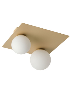 ARGON 2 prostokąt złoty beż plafon