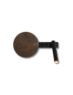 HOTEL MOOD kinkiet A czarny/brąz