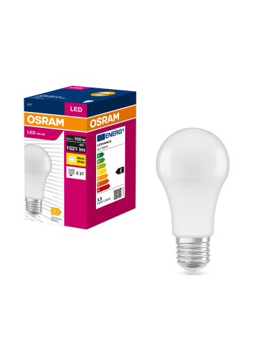 ŻARÓWKA LED VALUE CLA100 13W 2700K ciepła biała  1521LM 230V FR E27