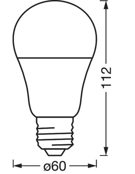 ŻARÓWKA LED SMART+ MATTER A60 TW 9W 2700K...6500K 806LM FR E27 