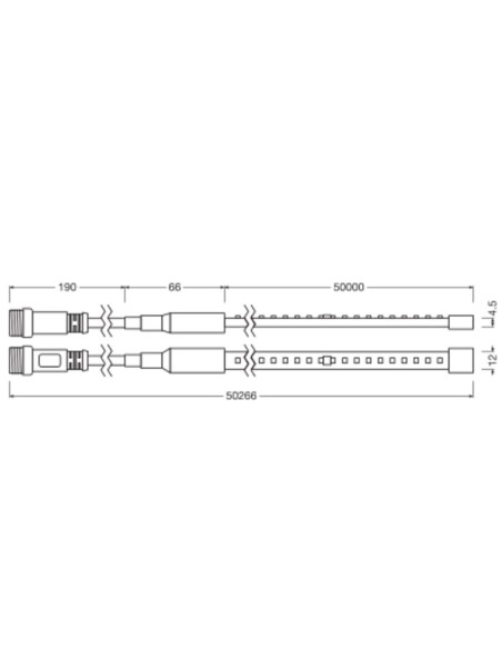 TAŚMA LED LS P AC 1300/830/50M/IP66 230V PASEK 50metrów 220-240 