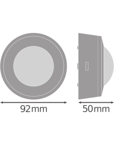 CZUJNIK SENSOR CEILING 360DEG IP44 WHITE ŚWIATŁA I RUCHU 