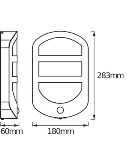 KINKIET ZEWNĘTRZNY ENDURA STYLE PLATE WALL SENSOR 12,5W 3000K DG 