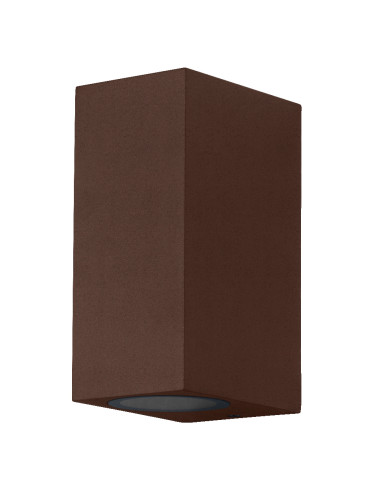 KINKIET ZEWNĘTRZNY ENDURA CLASSIC SQUARE UPDOWN GU10 IP44 RUSTY/RDZA 
